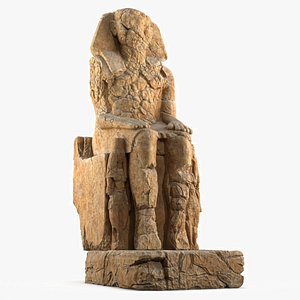 Ancient Left Side Memnon Sculpture
