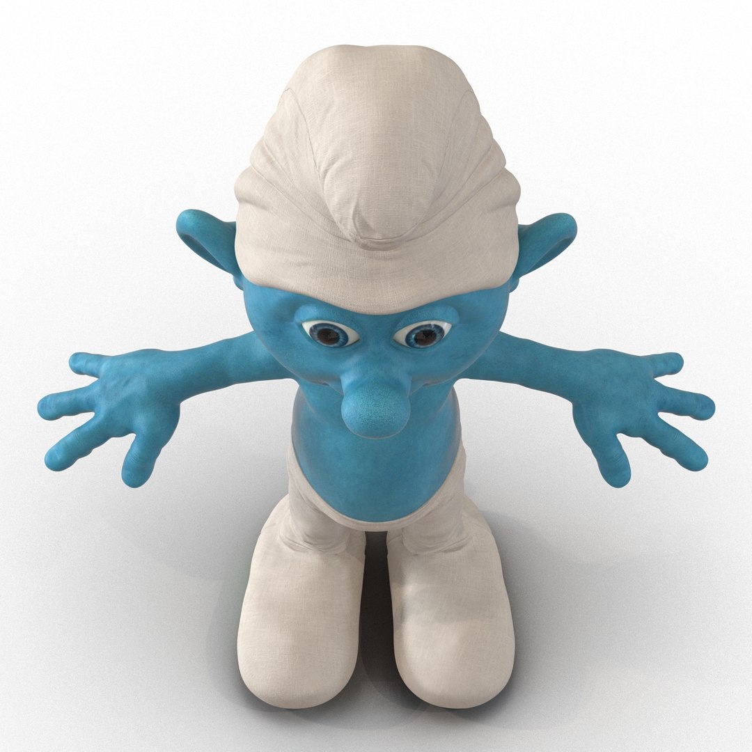 smurf realistic 3d model