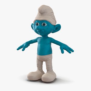 smurf realistic 3d model