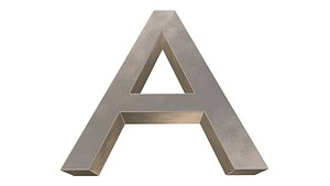 A Metal Bench 3D Model AR VR PBR