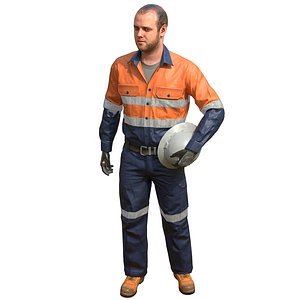 3d safety worker