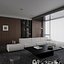 3D model Modern living room dining room