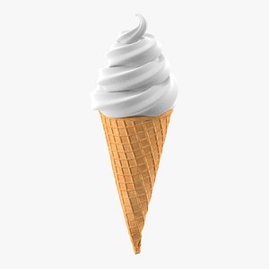 3D model ice cream cone