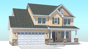 Classic American House 001