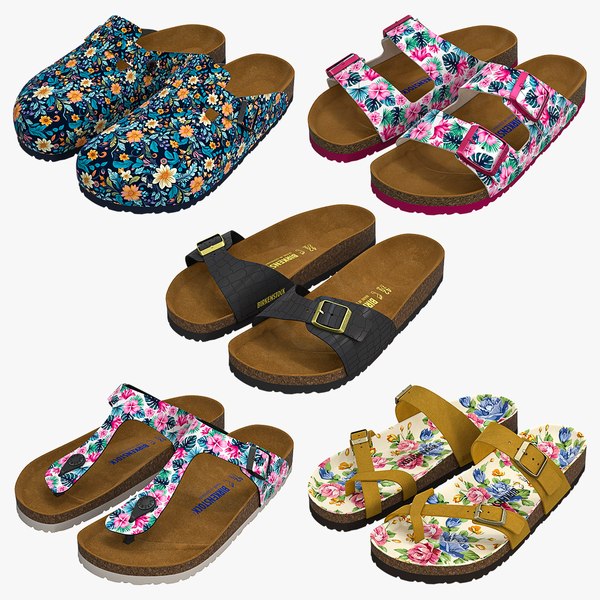 Patterned birkenstock sandals sales