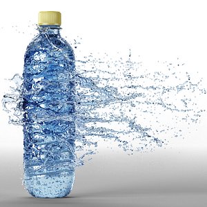 3D Bottle splashes