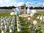 Luxurious outdoor wedding ceremony