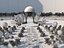 Luxurious outdoor wedding ceremony