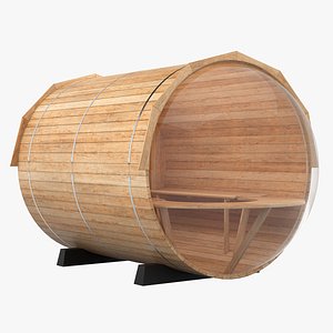 3D Outdoors Sauna