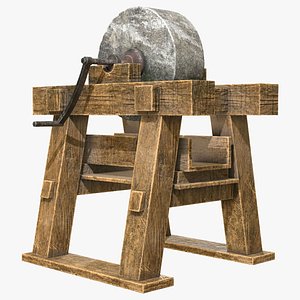 Old Grindstone 3 3D model