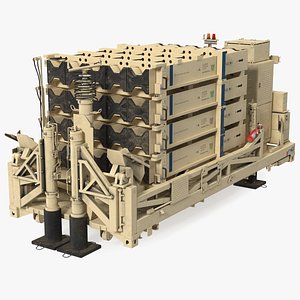 Iron Dome Mobile Air Defense System Folded Position