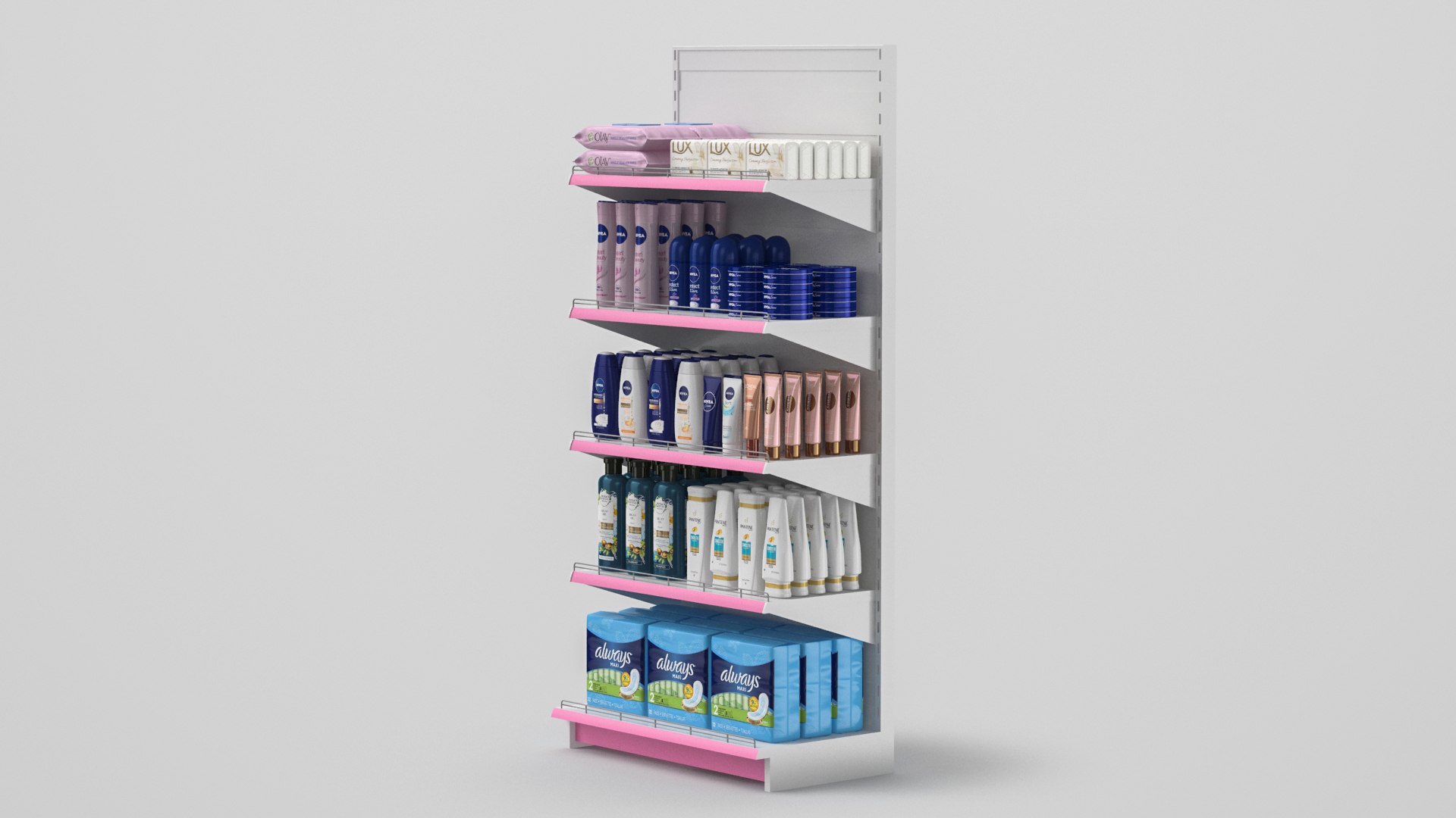 3D women products shampoo conditioner https://p.turbosquid.com/ts-thumb/0Z/kGY6RU/8e/cosmeticsshelves4/jpg/1614527255/1920x1080/fit_q87/e004204f3aac8fb91d558f2893bb959da7d2b5fd/cosmeticsshelves4.jpg