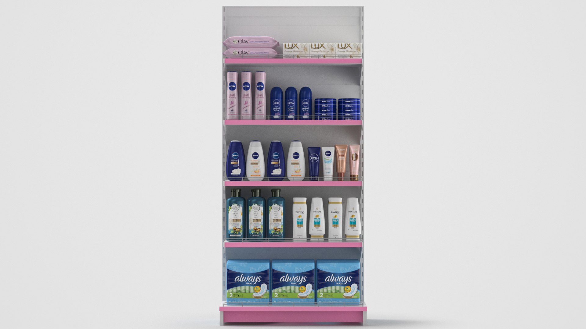 3D women products shampoo conditioner https://p.turbosquid.com/ts-thumb/0Z/kGY6RU/FO/cosmeticsshelves5/jpg/1614527240/1920x1080/fit_q87/ea3913f98e7a6f815b342c6f9d069db7fcb47890/cosmeticsshelves5.jpg
