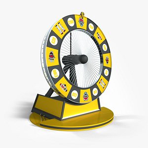 3D Spinning Gameshow Wheel