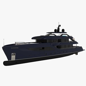 Capri Yacht 50m Dynamic Simulation 3D model