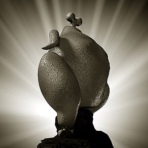 chicken toon 3d model