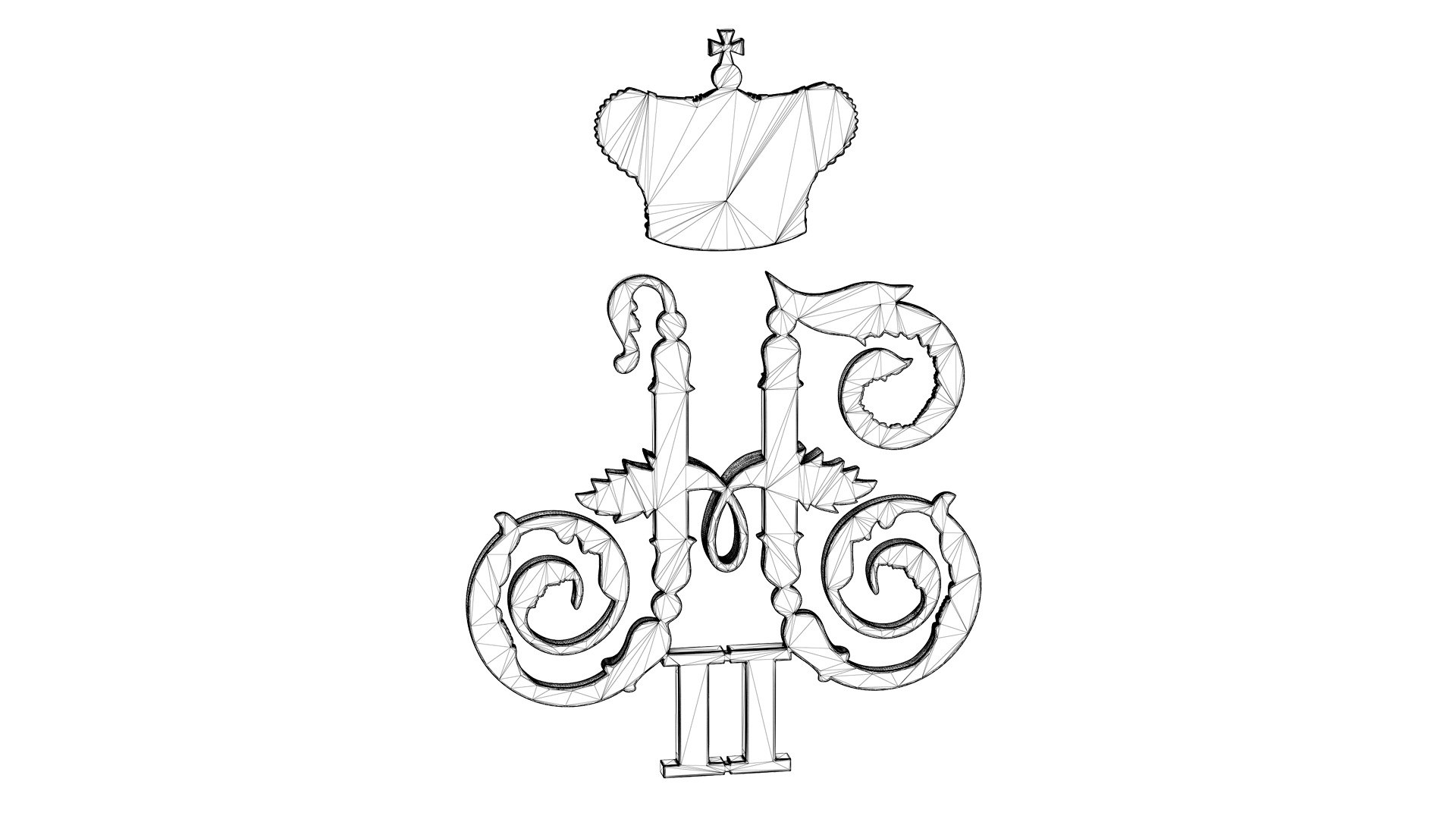 3D model Monogram Nikolas II https://p.turbosquid.com/ts-thumb/0Z/tPQBok/Mq/venzel_n2_006/jpg/1638378116/1920x1080/fit_q87/4985ea0a3b824da153cb109eed3d259560cea02f/venzel_n2_006.jpg
