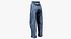 Übergroße Jeans Denim