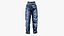 Übergroße Jeans Denim