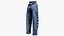 Übergroße Jeans Denim