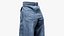 Übergroße Jeans Denim