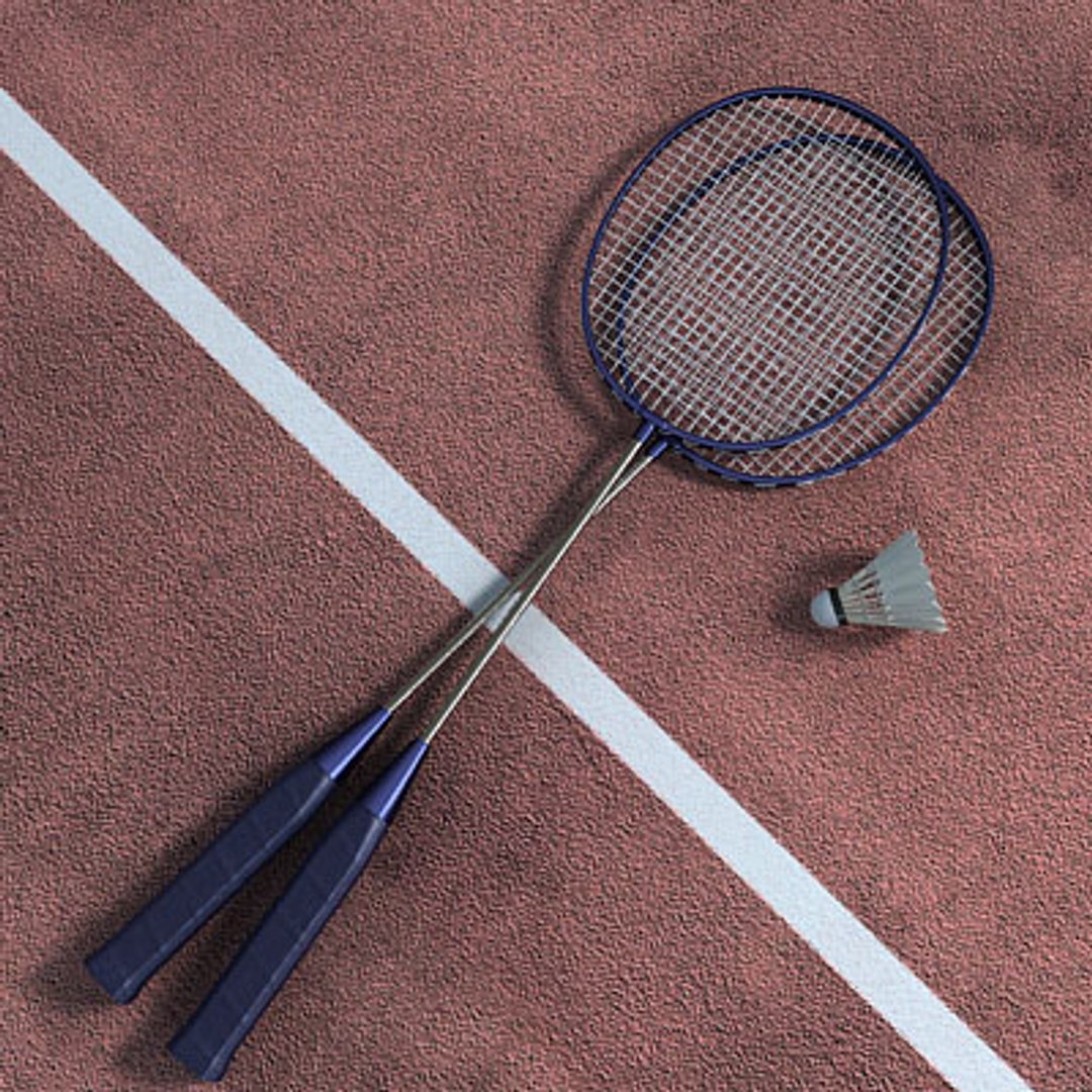 badminton racket birdie 3d model https://p.turbosquid.com/ts-thumb/0Z/wMiqyD/EsJF1eBv/1/jpg/1182154771/1920x1080/fit_q87/6effbdf76b3818dc71b9a4e50818843443447be4/1.jpg
