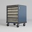 Gabinete de almacenamiento de herramientas modular de 5 cajones 4 PBR
