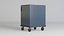 Gabinete de almacenamiento de herramientas modular de 5 cajones 4 PBR