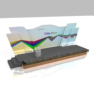 Rostrum, Stage and Backdrop 16