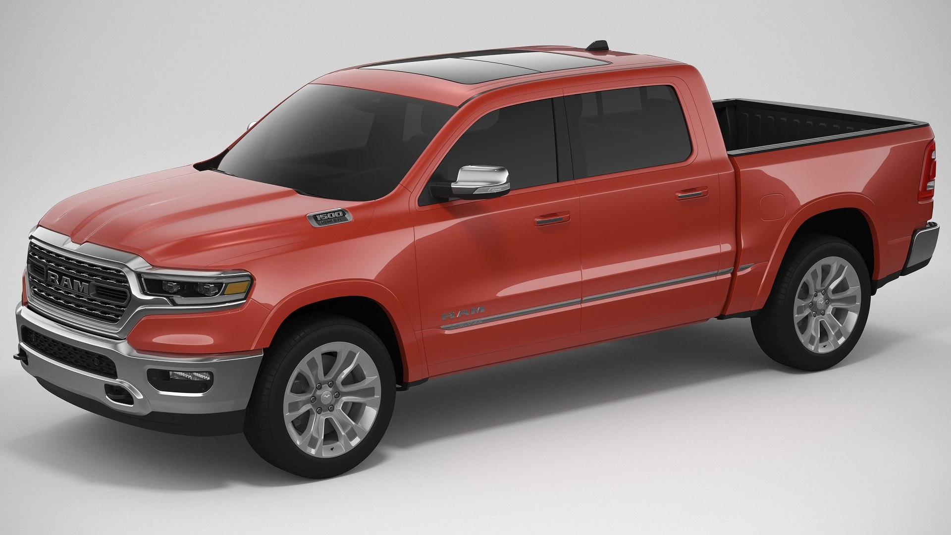 2023 Ram 1500 Limited 3D Model - TurboSquid 2114388