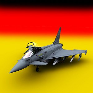 3D euro fighter typhoon