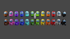 Among Us 3D Full Set