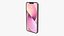 Pink Apple iPhone 13 3D