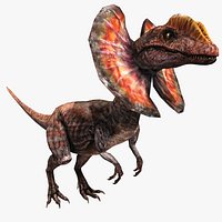 Dilophosaurus (RIGGED)