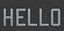 Objeto Decor - Hello Text