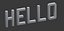 Objeto Decor - Hello Text