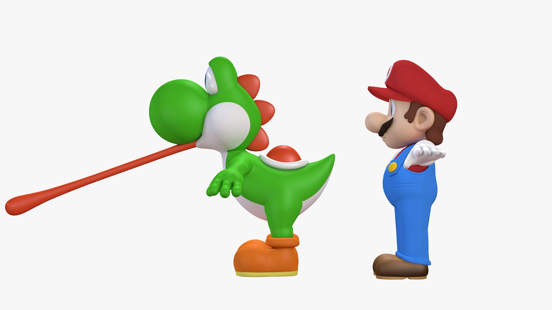 Super Mario Yoshi 3D Model - TurboSquid 1684380