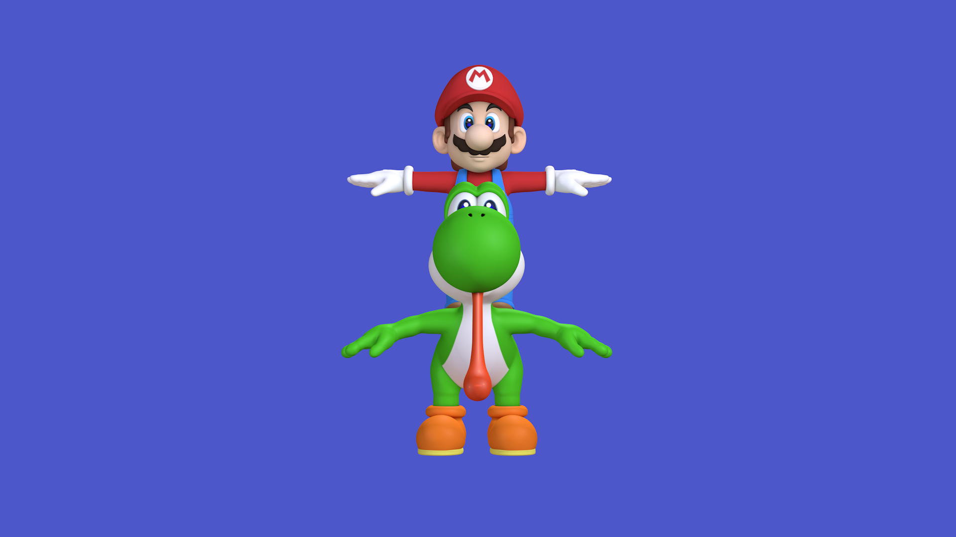 Recursos de personagens do jogo Super Mario e Yoshi Modelo 3D - TurboSquid  1684380