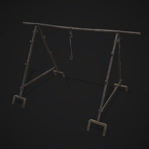 3D Cooking Stand model