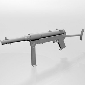 3D MP 40 Gun 01