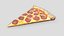 Tranche de pizza au salami