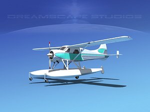 dehavilland beaver 3d model