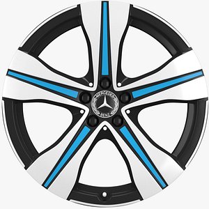 3D mercedes EQB rim model