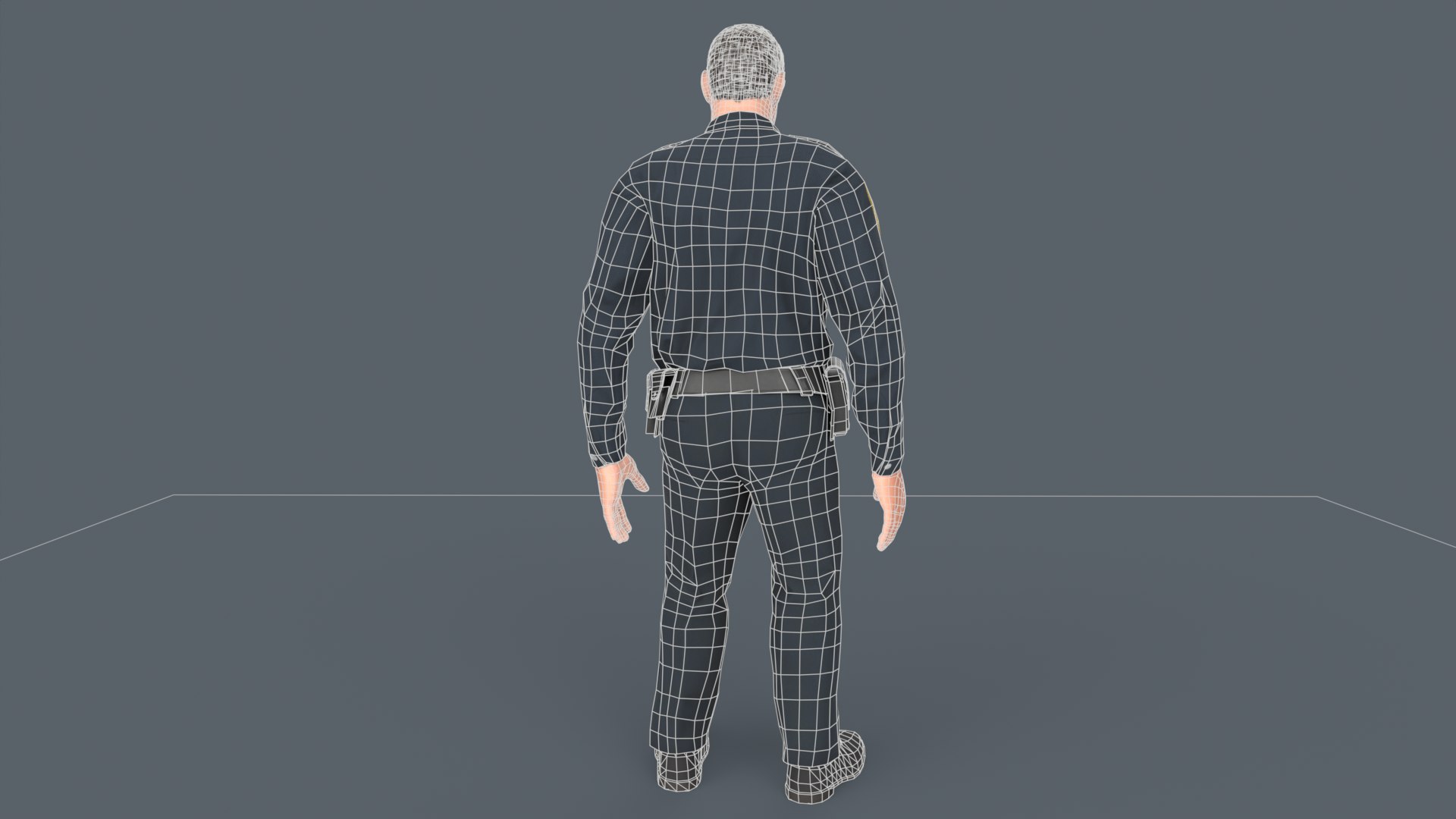 Policeman Model - TurboSquid 1946392