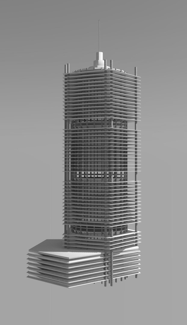 rise building 3d model