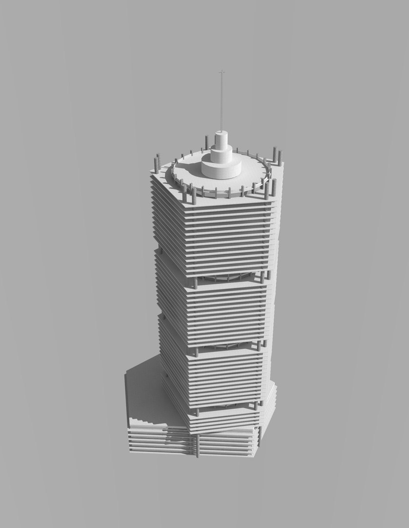 rise building 3d model
