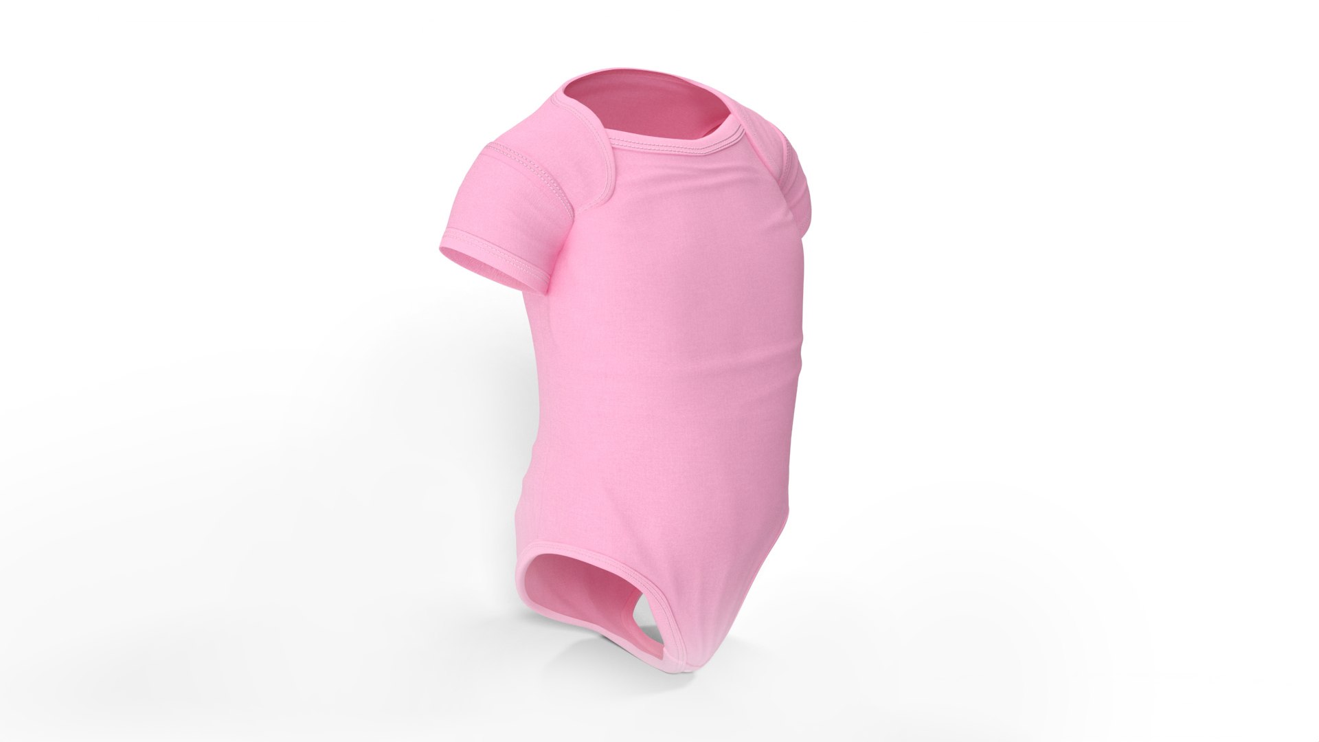 Bodysuit for Girls 3D model preview