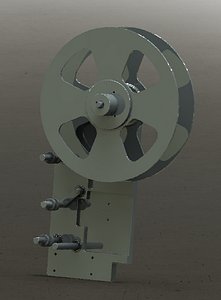 Guide wheel of laminated machine module