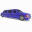 3d limousine limo toon model
