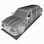 3d limousine limo toon model